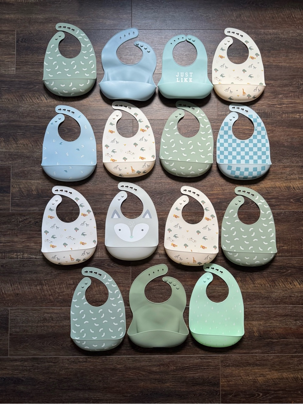 Silicone Bibs Lot of 15